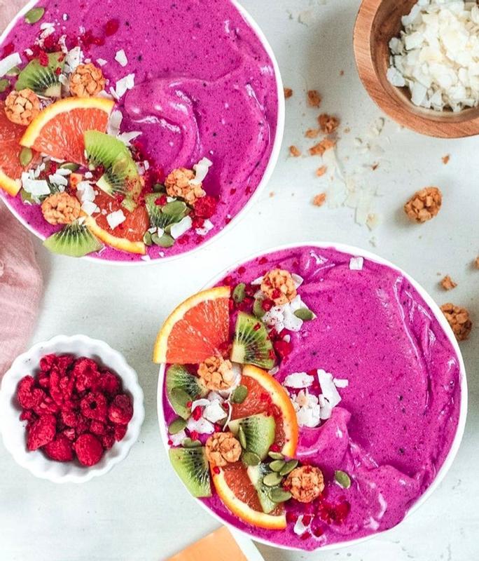 Blueberry & Banana THICK Smoothie Bowl, Vitamix E320