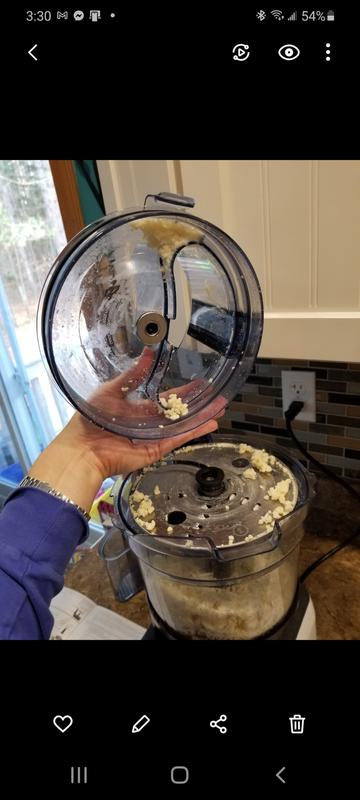 mozarella cheese stuck in lid and balled up on the grater