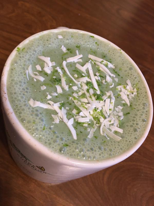 Key lime smoothie