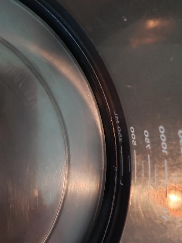 Tiny Hair like plastic by the markings