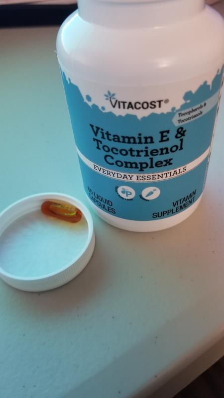 Complexe de vitamine E : 60 gélules : Tocophérols et Tocotriénols