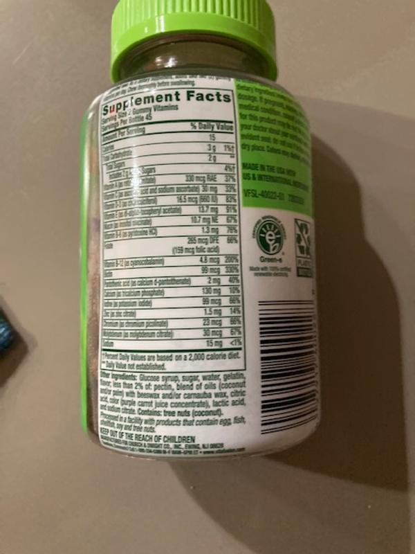 GLP-1 Support Vitamin and Mineral Blend, 90 Gummies