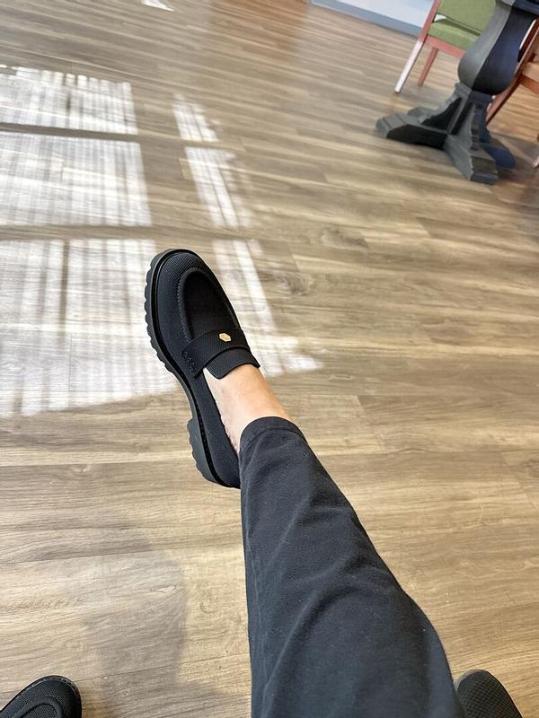 Customer photo for "Round toe chunky loafers"