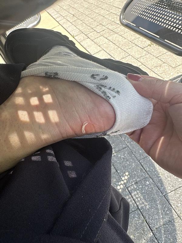 Customer photo for "Comfortable but first time got bad blisters"