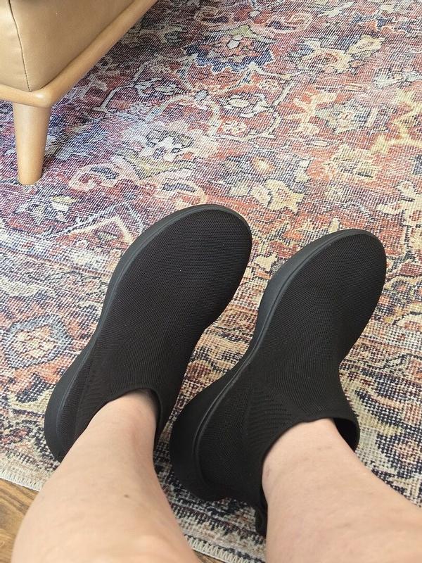 Customer photo for "Black Urban Sneaker Boots"