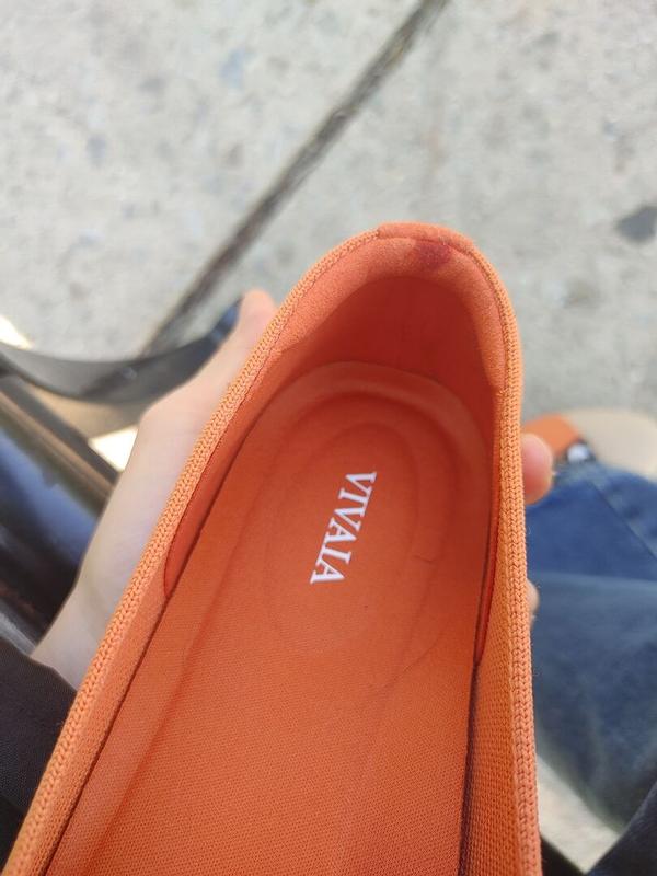 Customer photo for "Cute! But now my heels are bleeding"