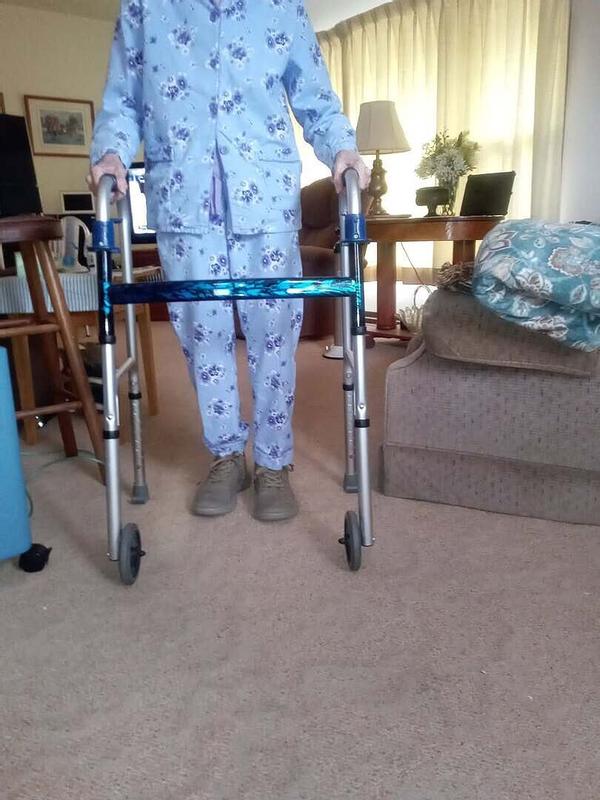 Customer photo for "Shoes for 97 year old lady."