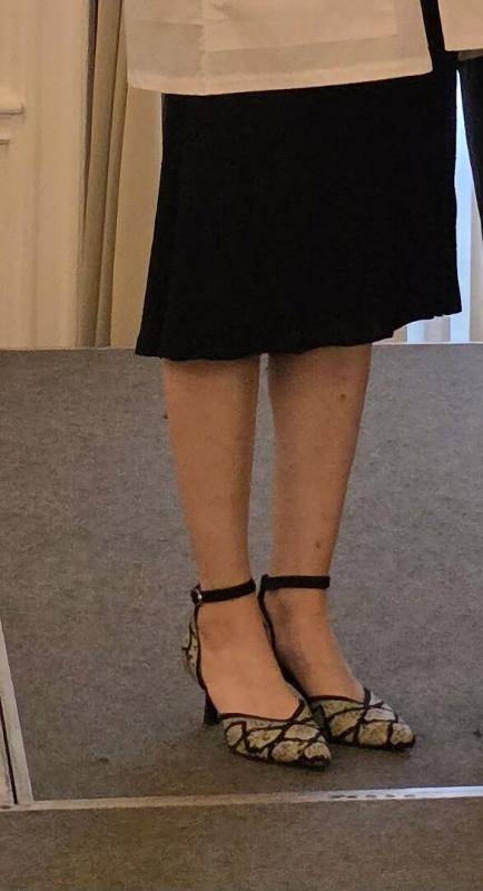 Customer photo for "Comfortable, professional, sexy."