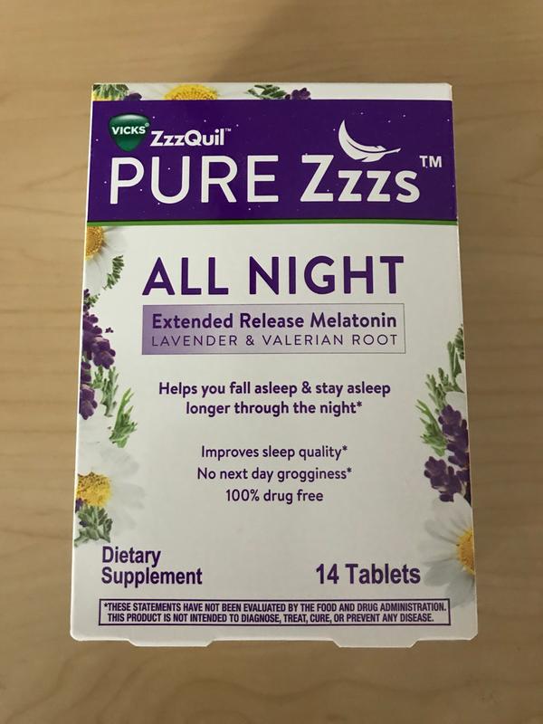 All Night Extended Release Melatonin Tablets