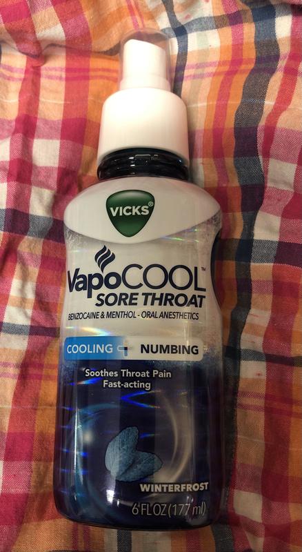 Vicks VapoCOOL Sore Throat Spray, Powerful Sore Throat, 53% OFF