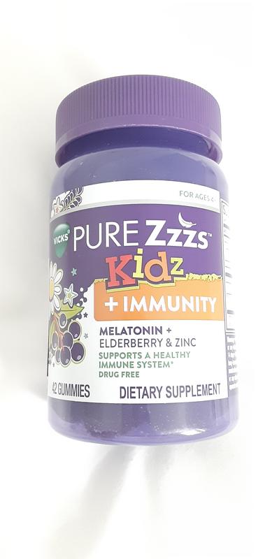 Buy VICKS PURE Zzzs Kidz + Immunity, Melatonin Sleep Aid Gummies