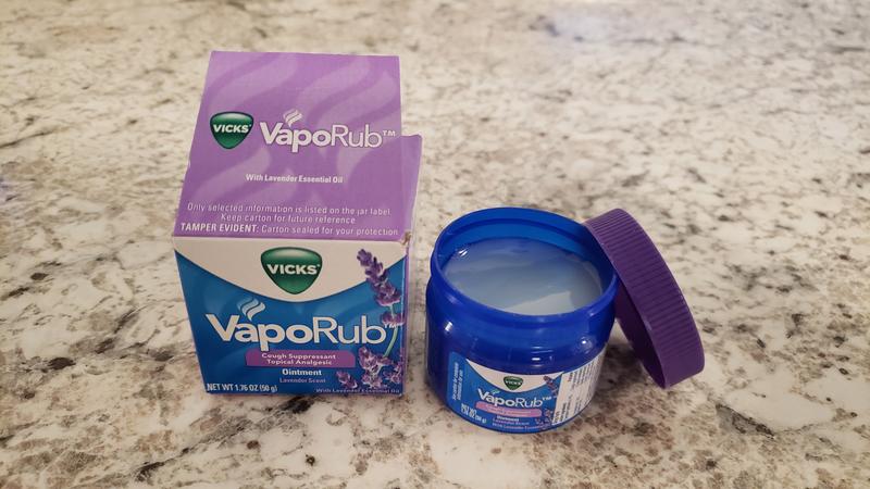 Vicks VapoRub, Original, Cough Suppressant, Topical Chest Rub & Analgesic  Ointment, Medicated Vicks Vapors, Relief from Cough Due to Cold, Aches &  Pains, 6 oz
