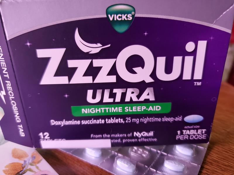 ZzzQuil ULTRA, Sleep Aid, Nighttime Sleep Aid, 25 mg Doxylamine Succinate,  From Makers of Nyquil, Non- Habit Forming, Fall Asleep Fast, Stay Asleep