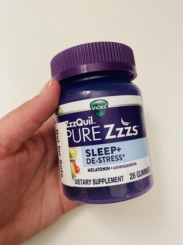 ZzzQuil Pure Zzzs Triple Action Melatonin And Ashwagandha, 52% OFF