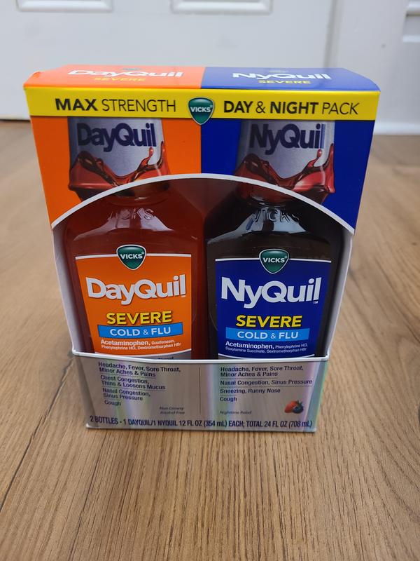 Vicks DayQuil & NyQuil Severe Value Pack, 3 ct.