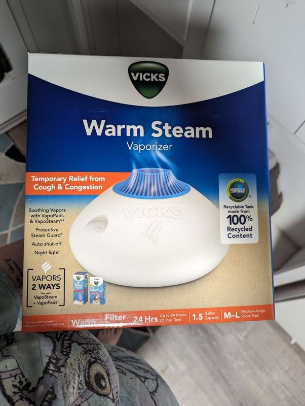 Vaporizador Vicks Warm Steam Auto 1.5