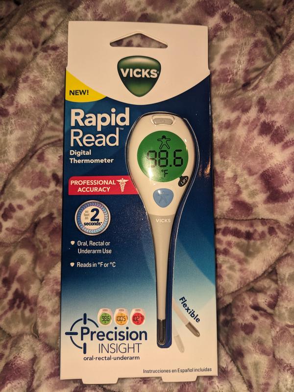Safety 1st Quick Read 2-in-1 Thermometer Underarm or Oral 8 Second Readings
