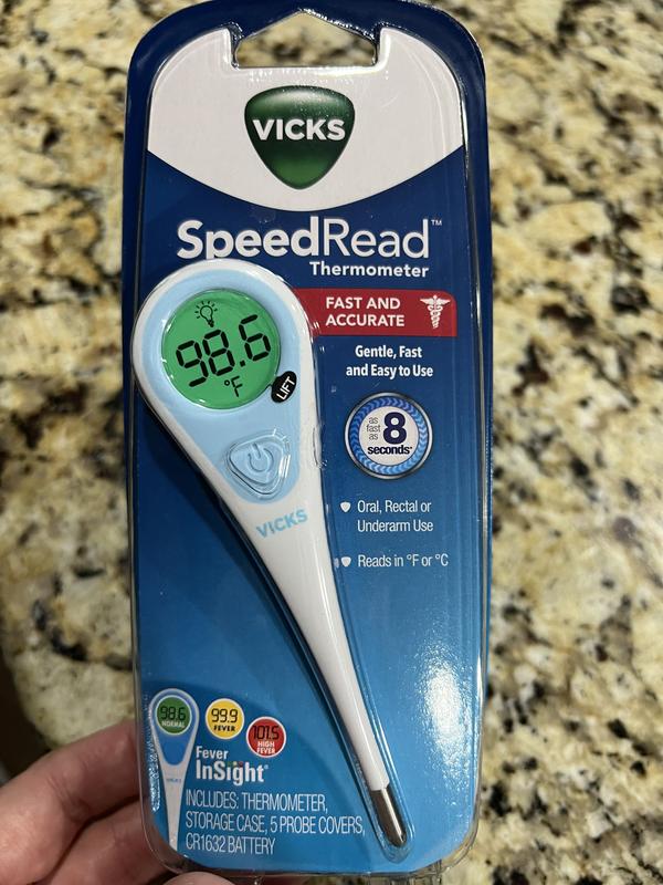 Vicks SpeedRead Digital Thermometer with Fever Insight