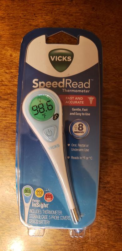 Vicks SpeedRead Digital Thermometer with Fever InSight