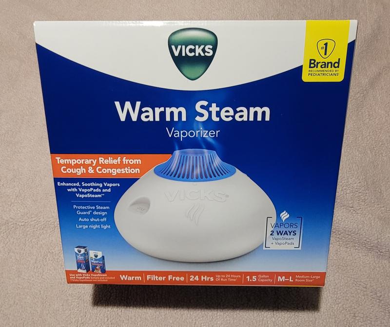 Vicks Warm Steam Vaporizer w/Night Light | Meijer