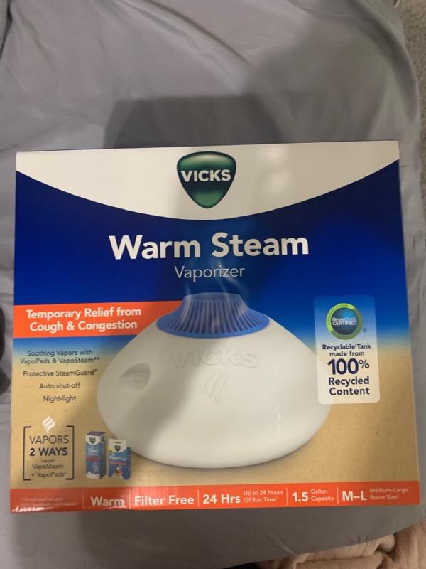 Vicks Vaporizador Warm Steam Auto 1.5