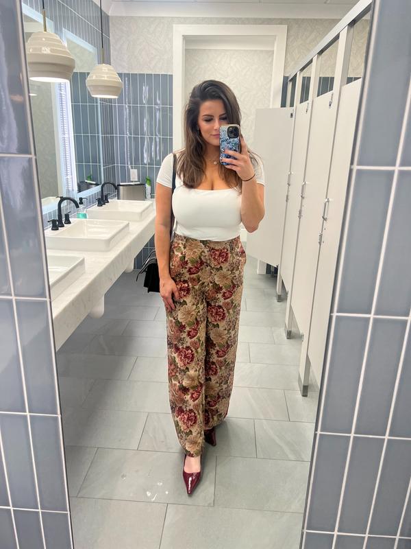 Moment In Time Floral Tapestry High Rise Pants – VICI