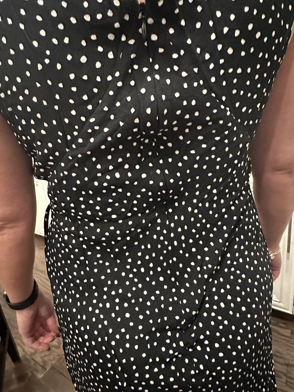 Elle Polka Dot Shift Mini Dress – VICI