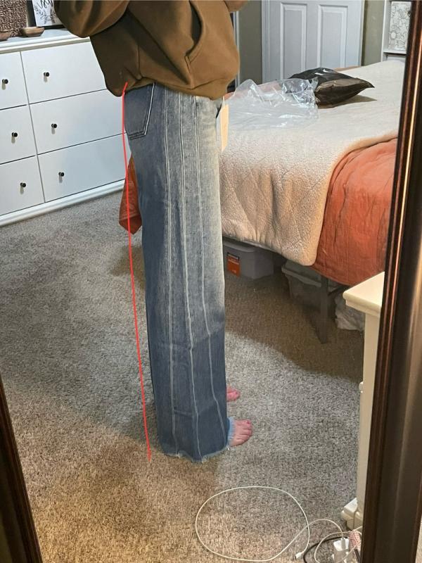 Provo High Rise Asymmetrical Waist Wide Leg Jeans – VICI
