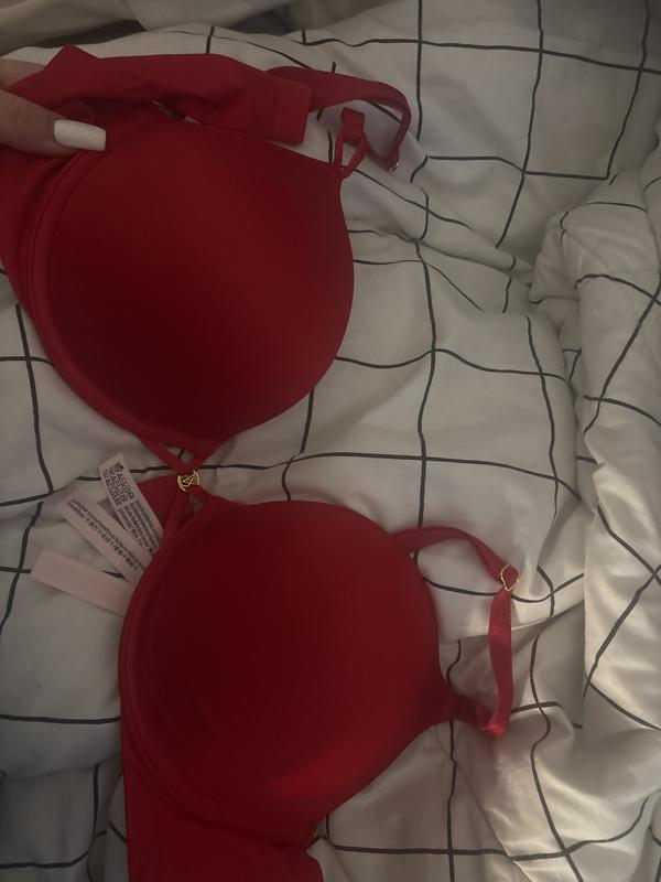 Bombshell ロゴ シャイン ストラップ 2カップアップ プッシュアップ