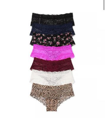 Victoria's Secret 7-Pack Core No-Show Cheeky Panties