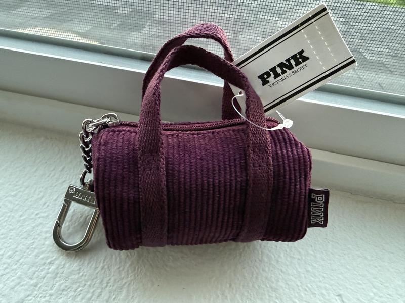 Buy Mini Duffle Keychain Charm, Wild Rose Corduroy - Order Small