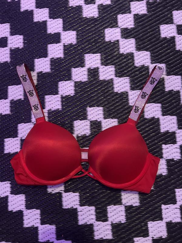 Victoria's Secret Bombshellブラジャー Victoria's Secret Bombshell Lace Longline Bra (White, 36B