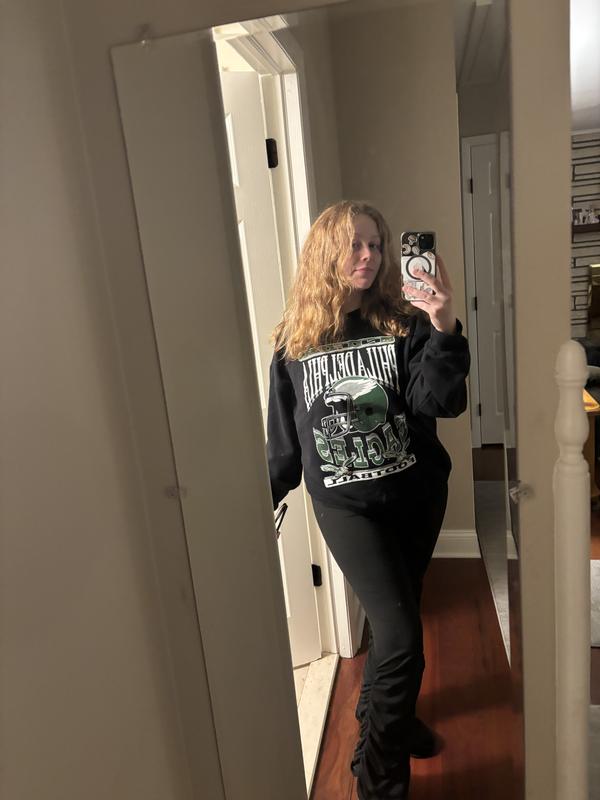Kayla's photo of the Eagles Helmet Crew Fleece Sweatshirt. Photo 1 of 3