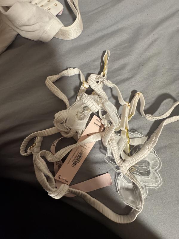 victoria secret wedding garter belt Buy Peony Embroidery Garter Belt, White Peonies - Order Garters online