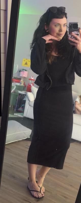 black open back midi dress Black Halterneck Amie Midi Dress