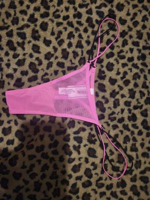 Taylor's photo of the Logo Mesh Strappy Micro Thong Panty. Photo 1 of 1. Review Image shared by Taylor
