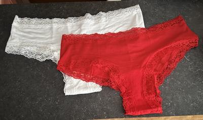 Buy 5-Pack Lace Waist Cotton Cheeky Panties - Order PACKAGED-PANTY online  5000008051 - Victoria's Secret US