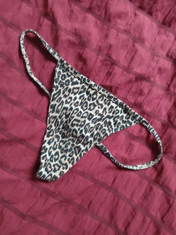 Stretch Cotton V-String Panty