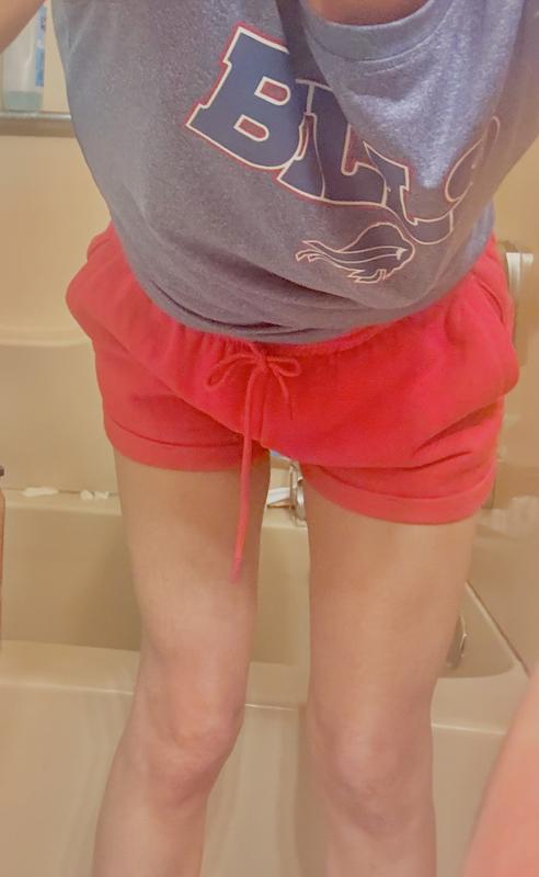 Ivy Fleece Rolled Hem Shorts