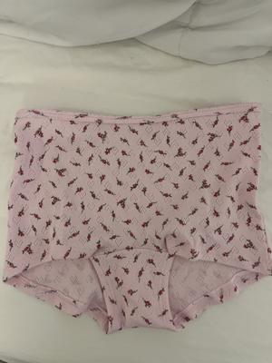 Plain Knoppers Cotton Pink Boy Short XL Size For Women