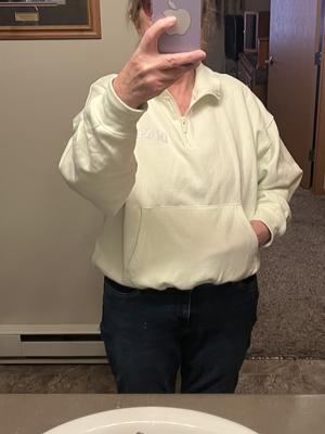 Cher56's photo of the Ivy Fleece Quarter-Zip Sweatshirt. Photo 1 of 1. Review Image shared by Cher56