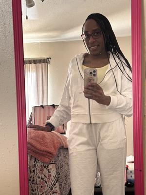 Shonda's photo of the Lightweight Lounge Full-Zip Hoodie. Photo 1 of 1. Review Image shared by shonda