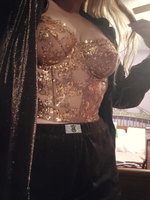 Buy Gold Sequined Ziggy Glam Floral Embroidery Unlined