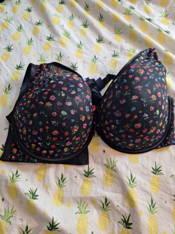 Buy Sheer Mesh Push-Up Bra, Berry Bliss - Order Bras online