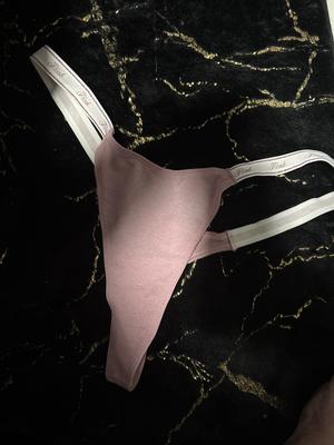 danielle's photo of the Logo Cotton Shimmer Micro Thong Panty. Photo 1 of 1. Review Image shared by danielle