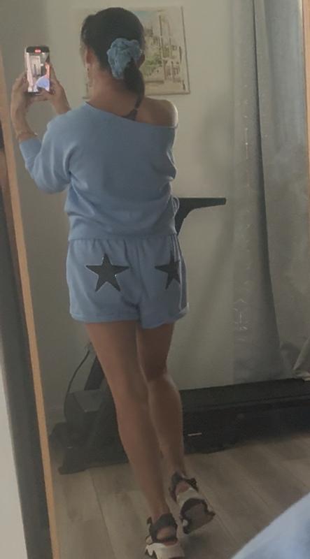 Ivy Fleece Rolled Hem Shorts
