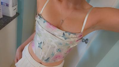 トップス ANDWANG Satin lingerie corset tops トップス ANDWANG Satin lingerie corset tops Amazon.com