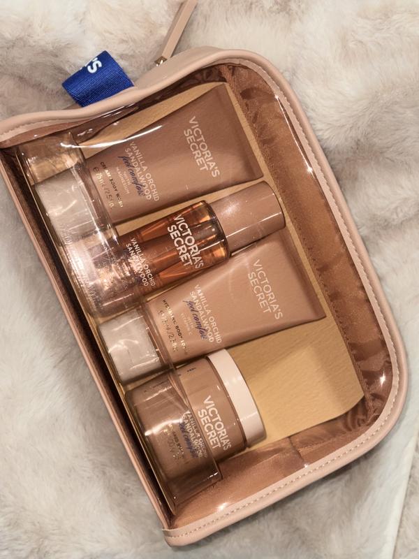 Buy Body Care Gift Set ft. Reusable Travel Bag, White Peach Mango