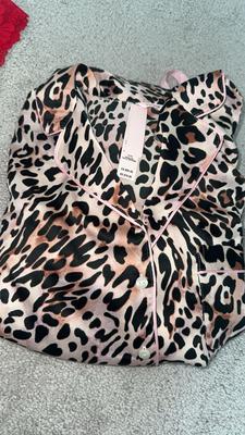 Butterfly Satin Long Pajama Set