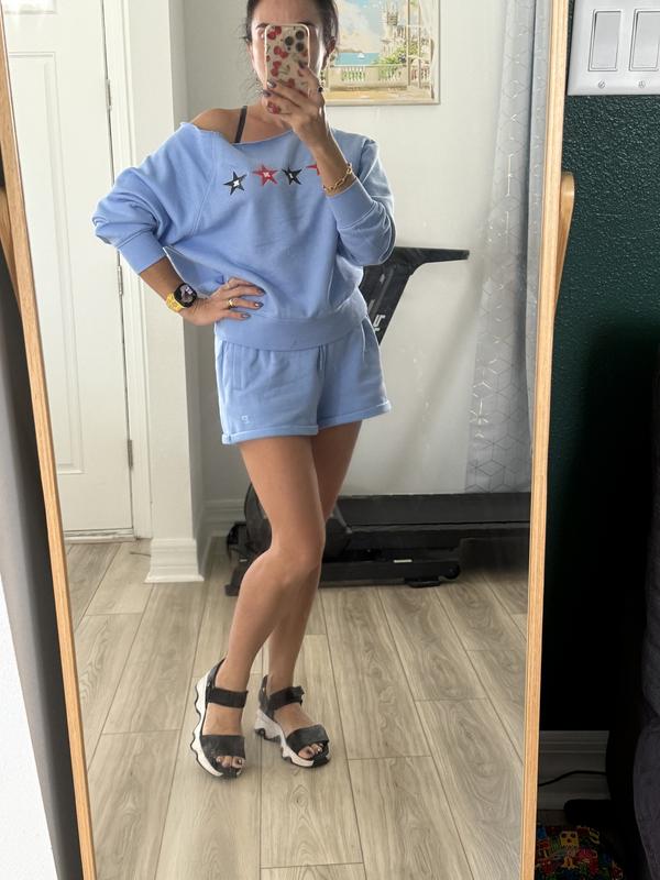 Ivy Fleece Rolled Hem Shorts